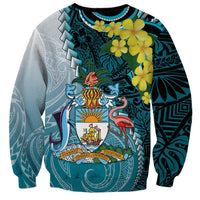The Bahamas Sweatshirt Bahamian Buttercup Polynesian Pattern