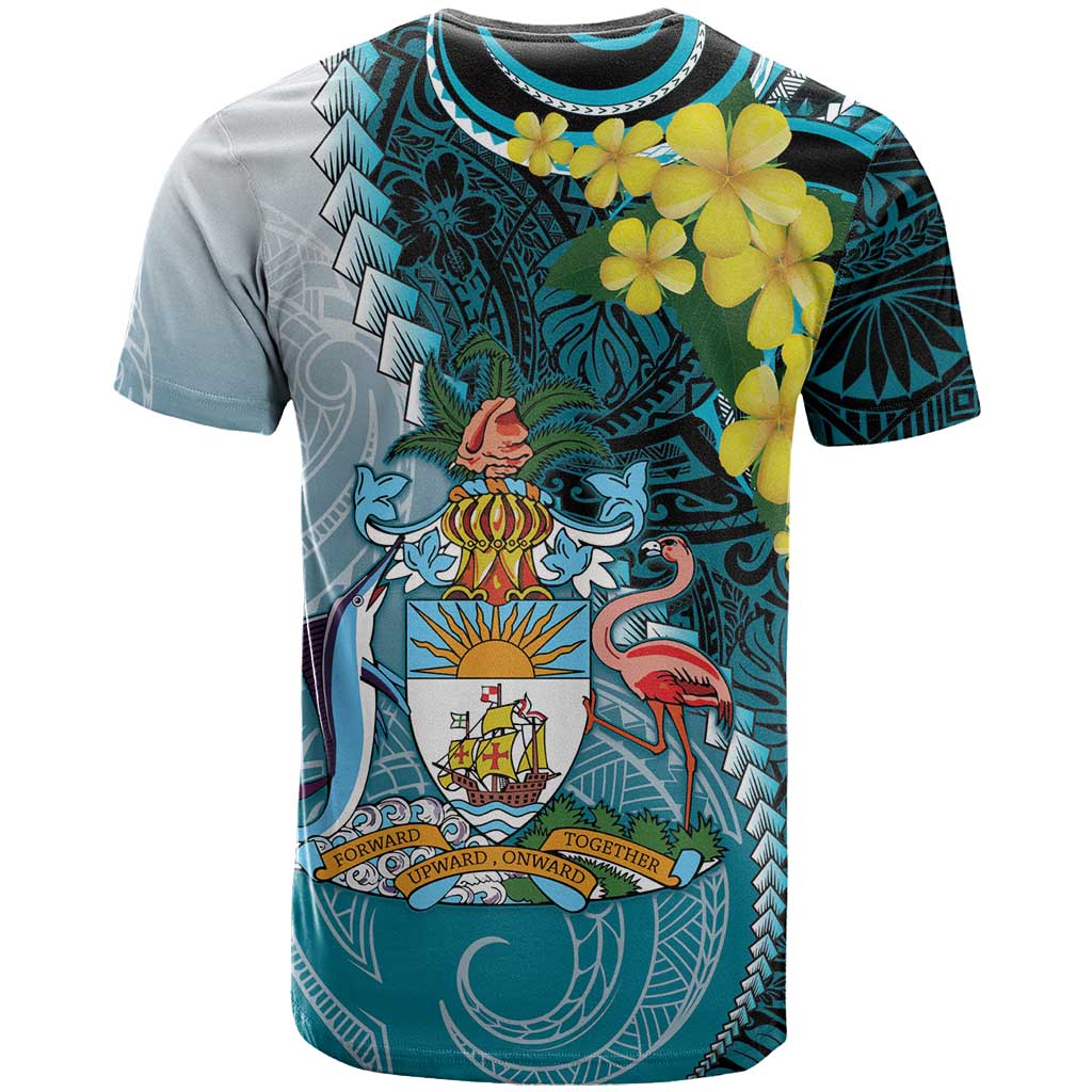 The Bahamas T Shirt Bahamian Buttercup Polynesian Pattern