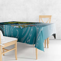 The Bahamas Tablecloth Bahamian Buttercup Polynesian Pattern