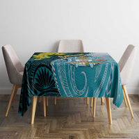 The Bahamas Tablecloth Bahamian Buttercup Polynesian Pattern