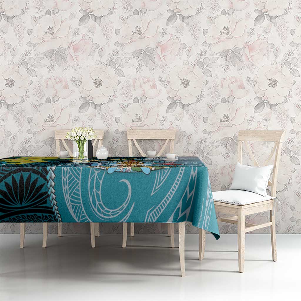 The Bahamas Tablecloth Bahamian Buttercup Polynesian Pattern