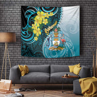 The Bahamas Tapestry Bahamian Buttercup Polynesian Pattern