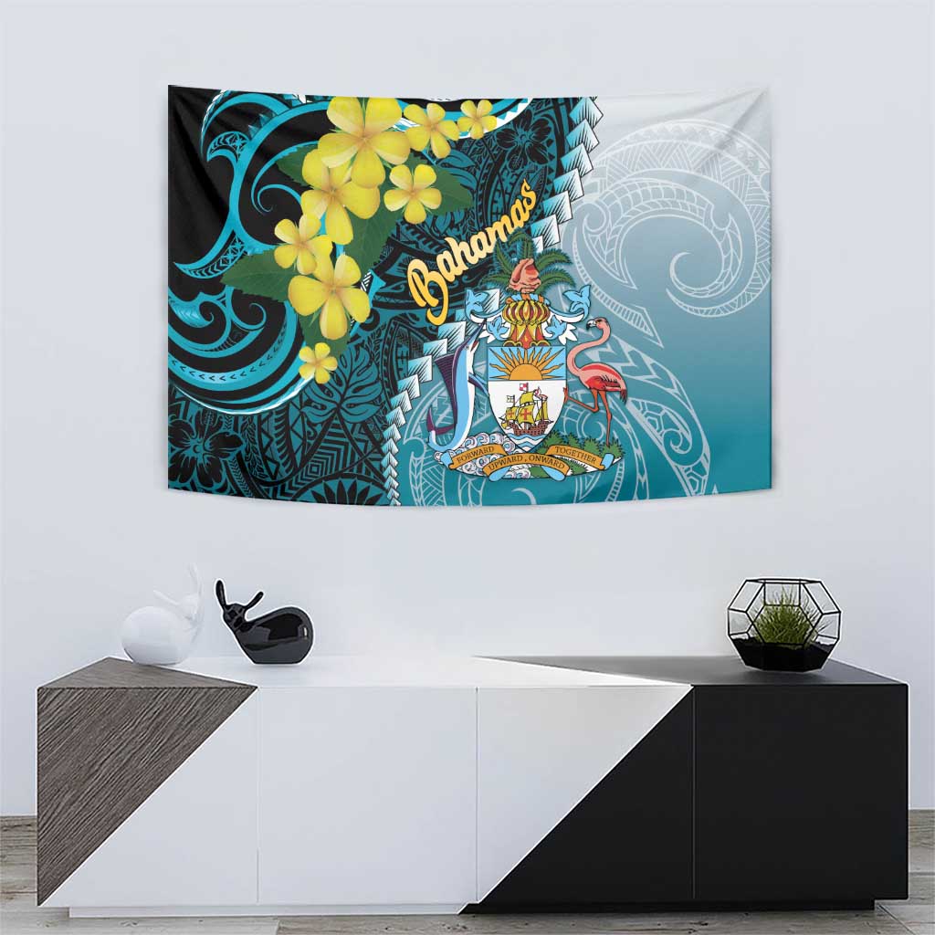The Bahamas Tapestry Bahamian Buttercup Polynesian Pattern