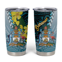 The Bahamas Tumbler Cup Bahamian Buttercup Polynesian Pattern