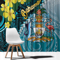 The Bahamas Window Curtain Bahamian Buttercup Polynesian Pattern