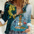 The Bahamas Women Casual Shirt Bahamian Buttercup Polynesian Pattern