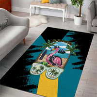 The Bahamas Flamingo Area Rug It's Summer Time
