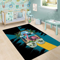 The Bahamas Flamingo Area Rug It's Summer Time