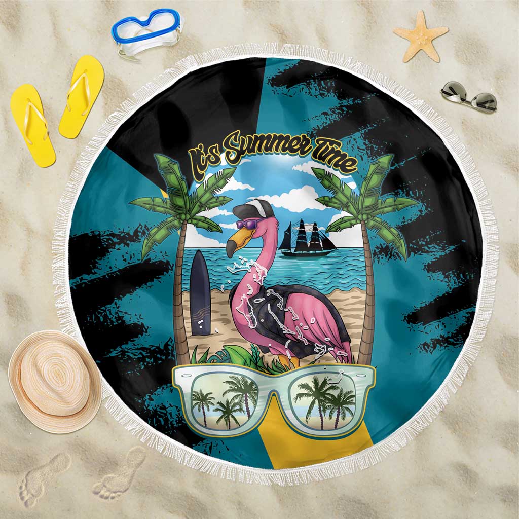 The Bahamas Flamingo Beach Blanket It's Summer Time