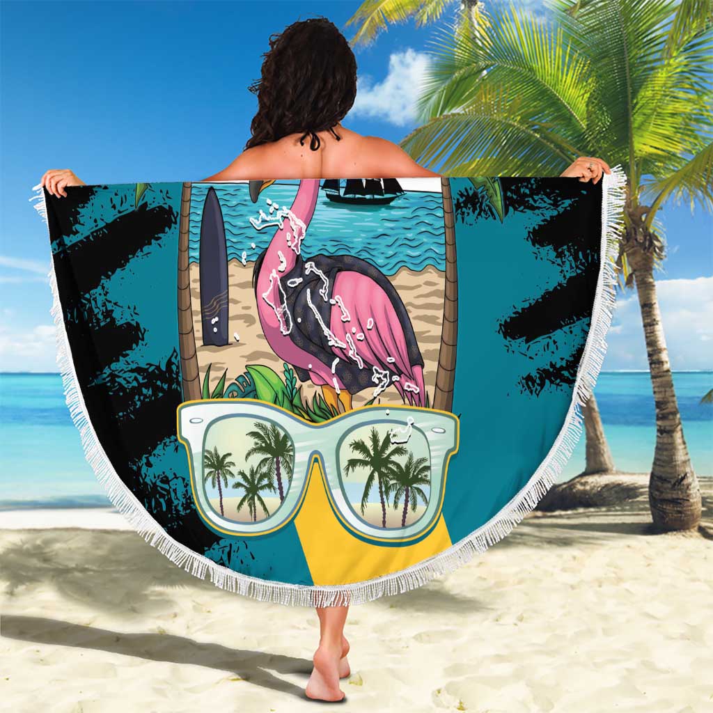 The Bahamas Flamingo Beach Blanket It's Summer Time
