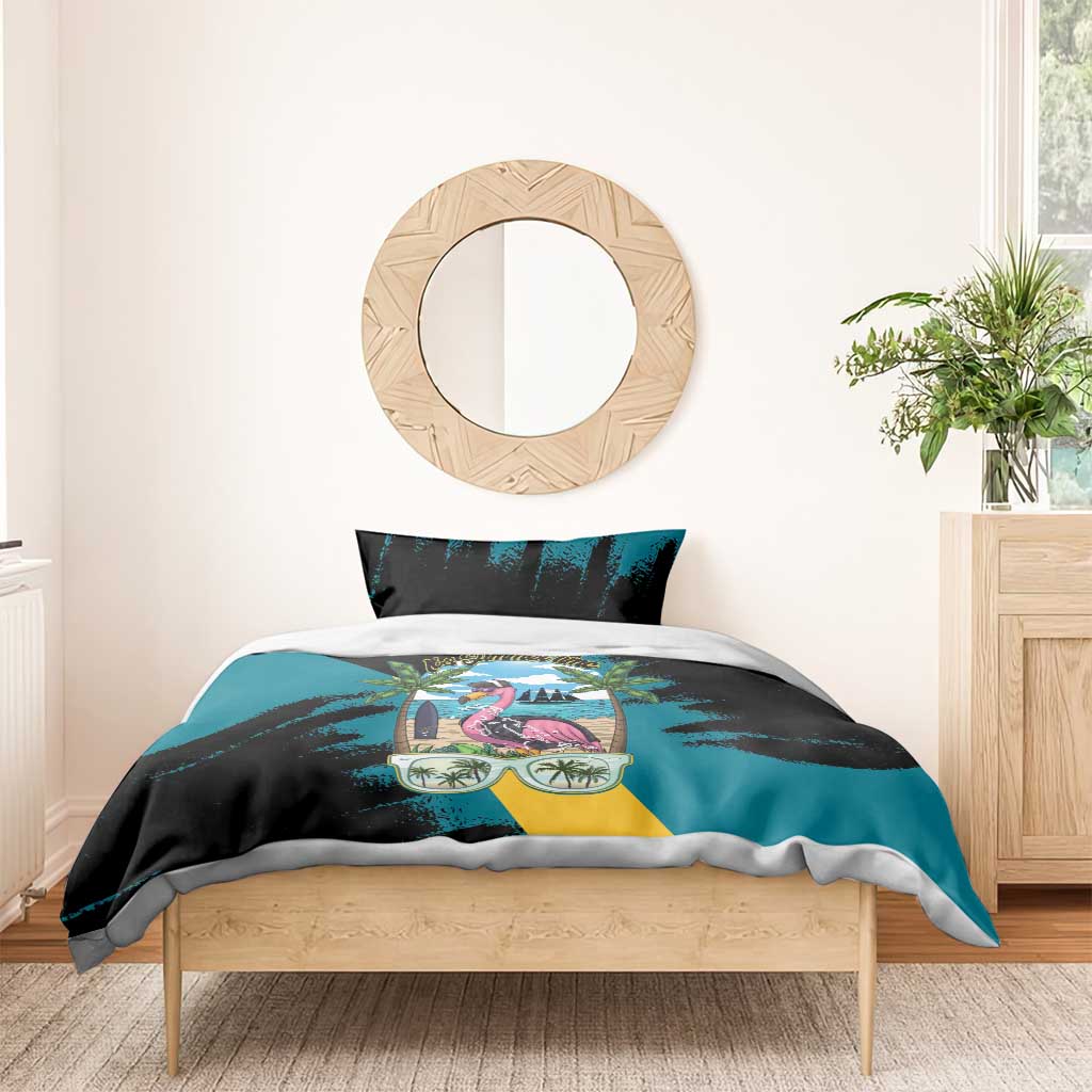 The Bahamas Flamingo Bedding Set It's Summer Time