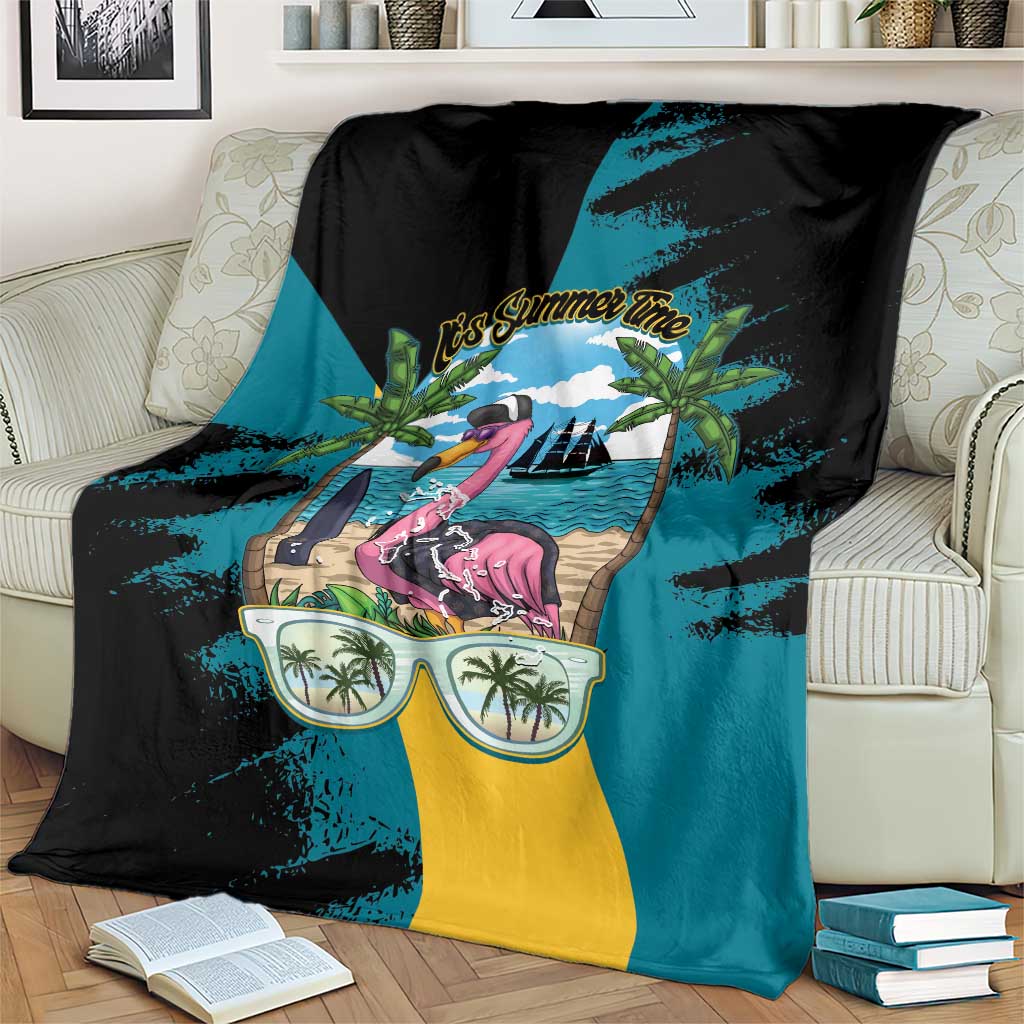 The Bahamas Flamingo Blanket It's Summer Time