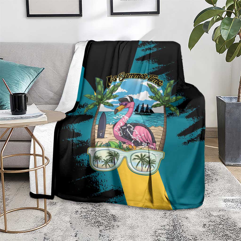 The Bahamas Flamingo Blanket It's Summer Time