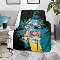 The Bahamas Flamingo Blanket It's Summer Time