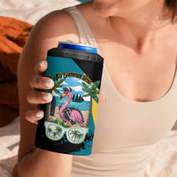 The Bahamas Flamingo 4 in 1 Can Cooler Tumbler It's Summer Time