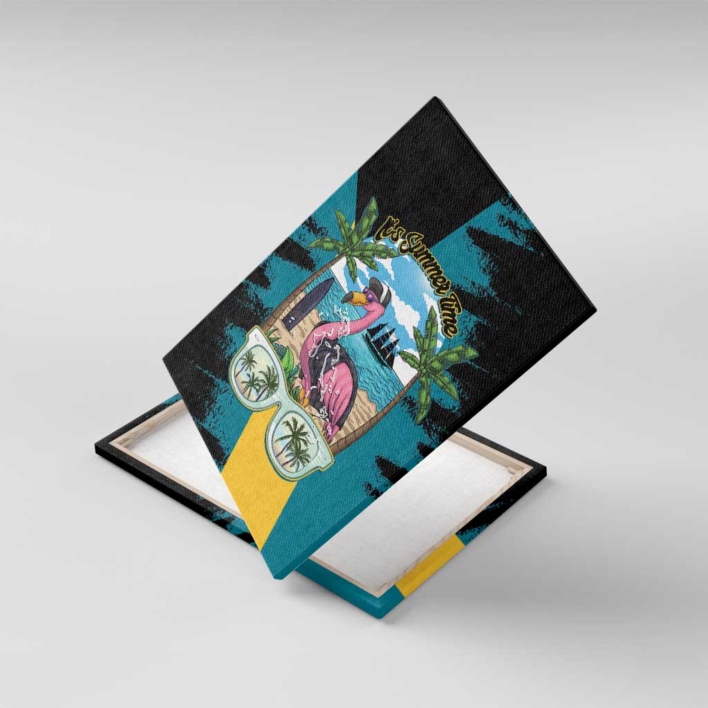 The Bahamas Flamingo Canvas Wall Art It's Summer Time
