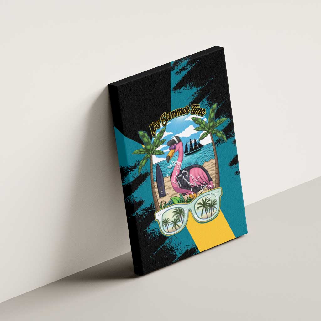 The Bahamas Flamingo Canvas Wall Art It's Summer Time