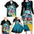 The Bahamas Flamingo Family Matching Long Sleeve Bodycon Dress and Hawaiian Shirt It's Summer Time