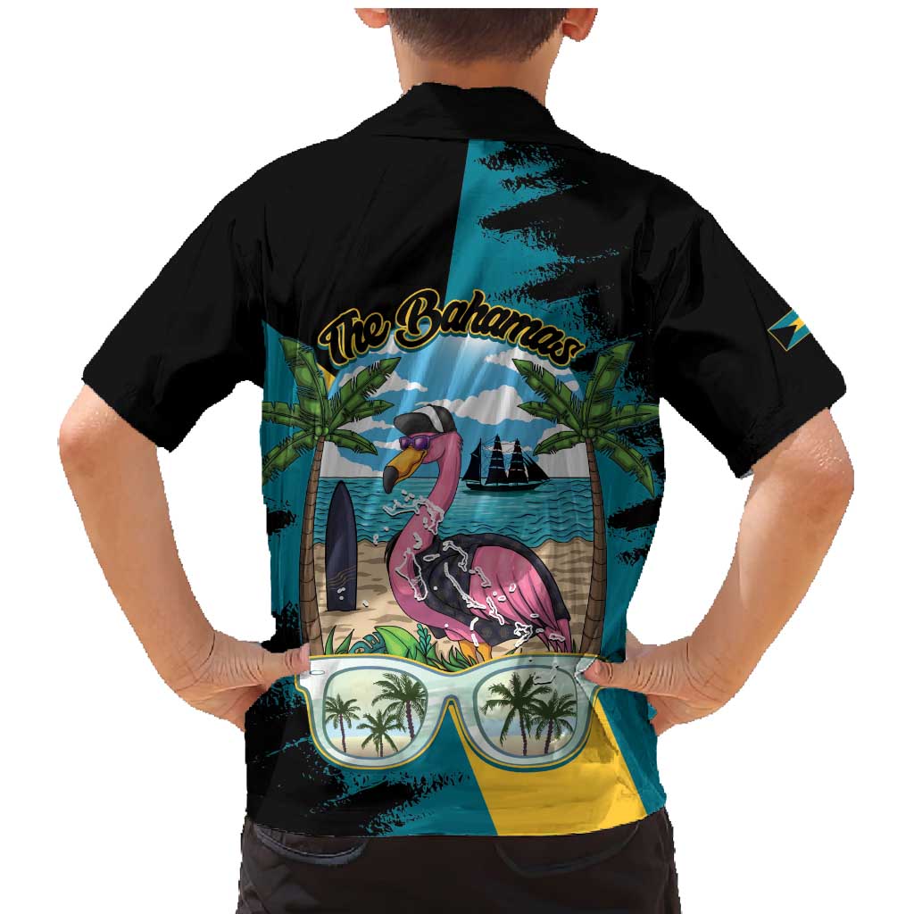 The Bahamas Flamingo Family Matching Mermaid Dress and Hawaiian Shirt It's Summer Time