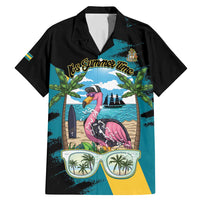 The Bahamas Flamingo Family Matching Mermaid Dress and Hawaiian Shirt It's Summer Time