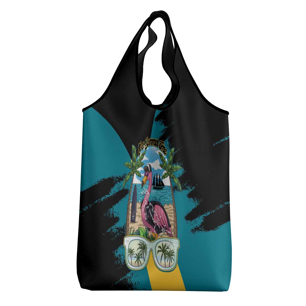 The Bahamas Flamingo Grocery Bag It's Summer Time