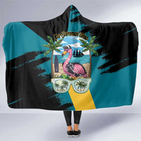 The Bahamas Flamingo Hooded Blanket It's Summer Time
