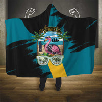 The Bahamas Flamingo Hooded Blanket It's Summer Time