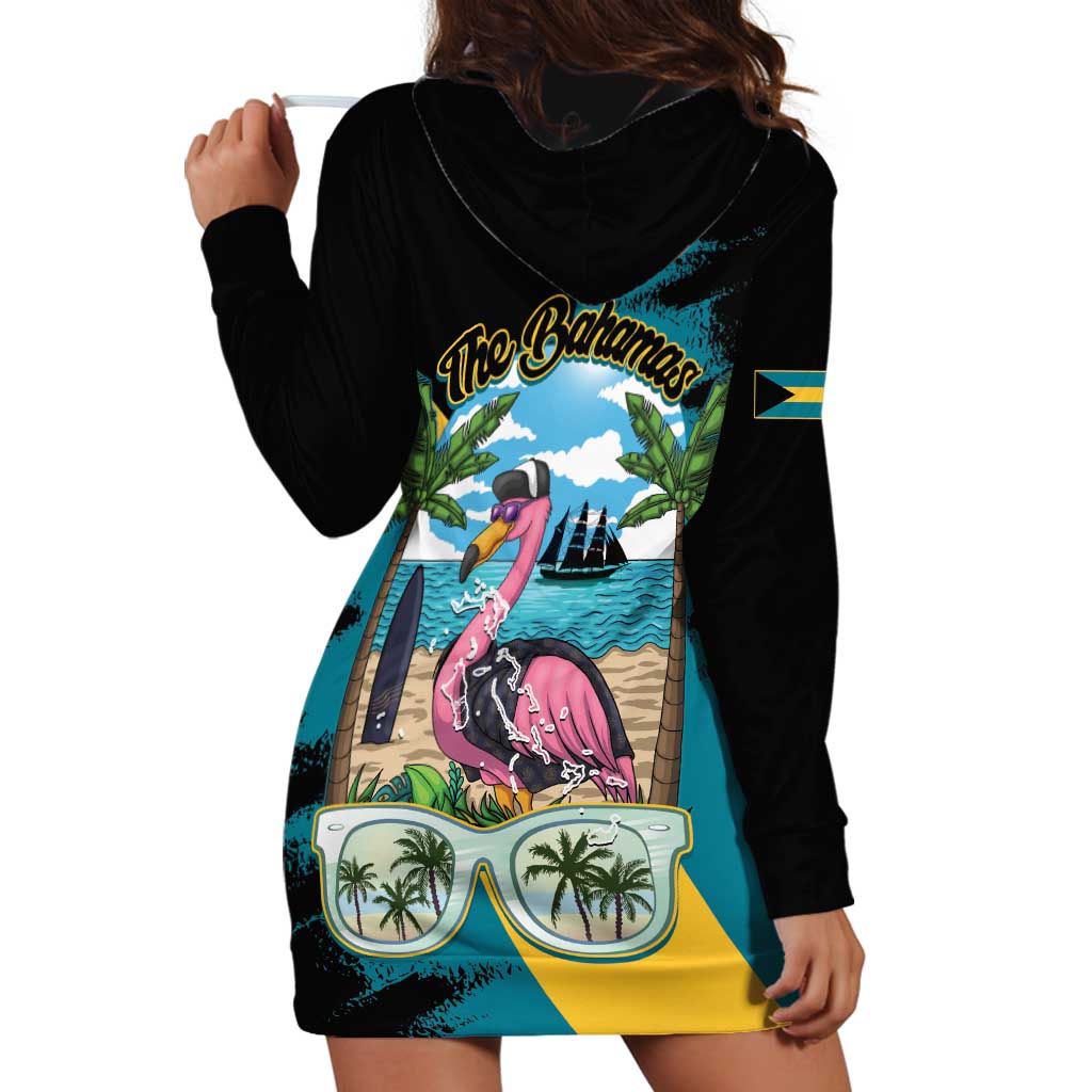 The Bahamas Flamingo Hoodie Dress It's Summer Time