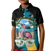 The Bahamas Flamingo Kid Polo Shirt It's Summer Time