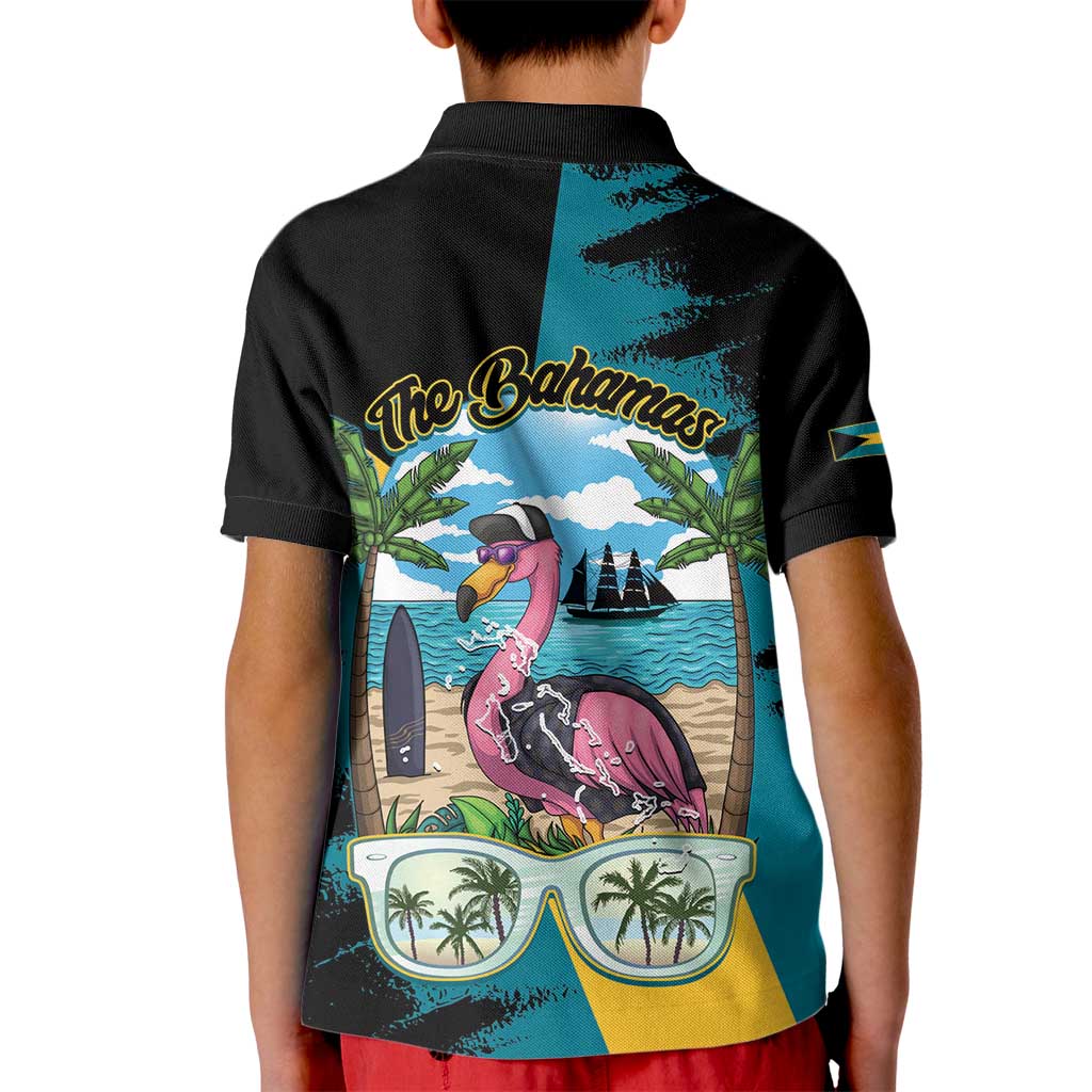 The Bahamas Flamingo Kid Polo Shirt It's Summer Time