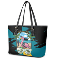 The Bahamas Flamingo Leather Tote Bag It's Summer Time