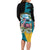 The Bahamas Flamingo Long Sleeve Bodycon Dress It's Summer Time