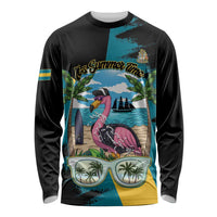 The Bahamas Flamingo Long Sleeve Shirt It's Summer Time
