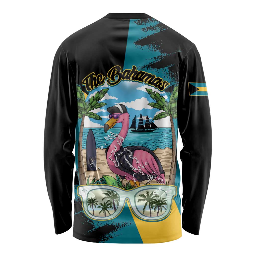 The Bahamas Flamingo Long Sleeve Shirt It's Summer Time