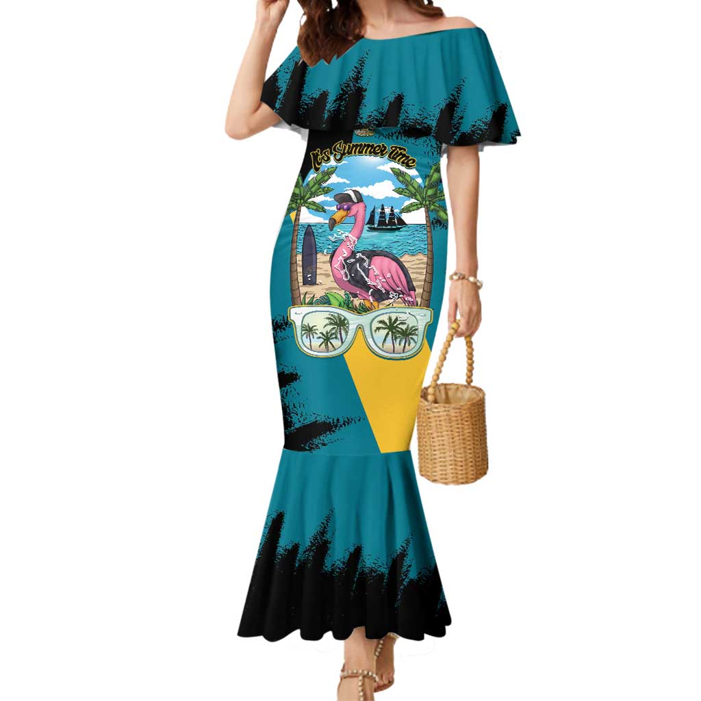 The Bahamas Flamingo Mermaid Dress It's Summer Time