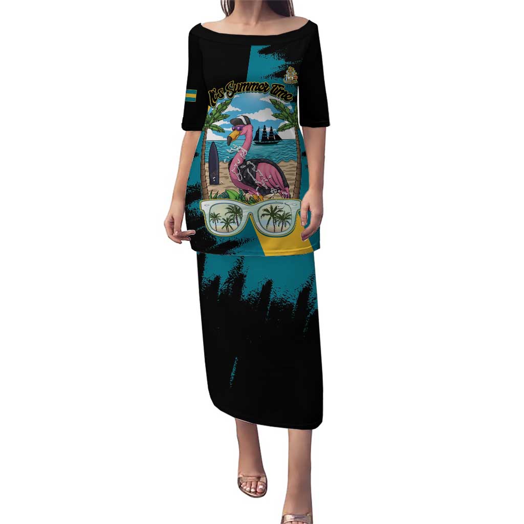 The Bahamas Flamingo Puletasi It's Summer Time