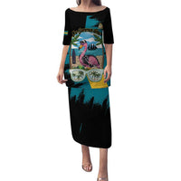 The Bahamas Flamingo Puletasi It's Summer Time