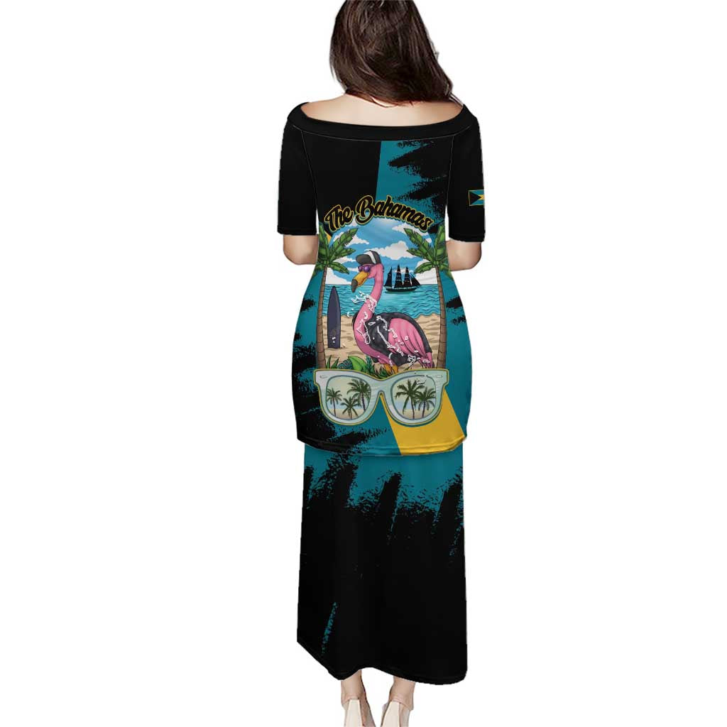 The Bahamas Flamingo Puletasi It's Summer Time