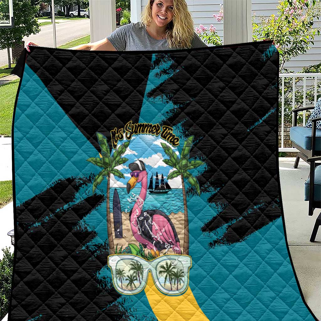The Bahamas Flamingo Quilt It's Summer Time
