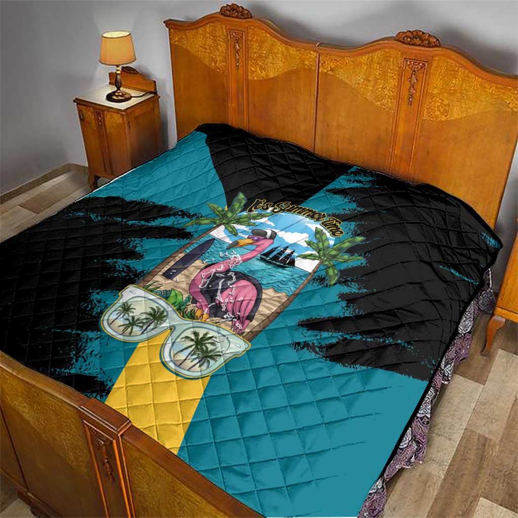 The Bahamas Flamingo Quilt It's Summer Time