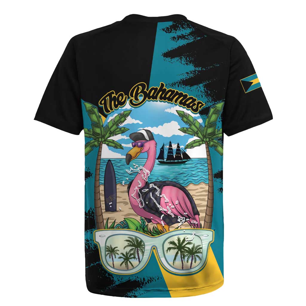 The Bahamas Flamingo Rugby Jersey It's Summer Time