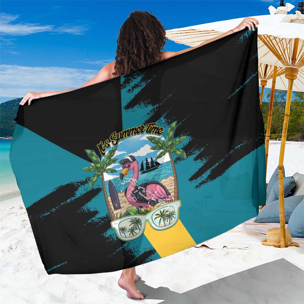 The Bahamas Flamingo Sarong It's Summer Time