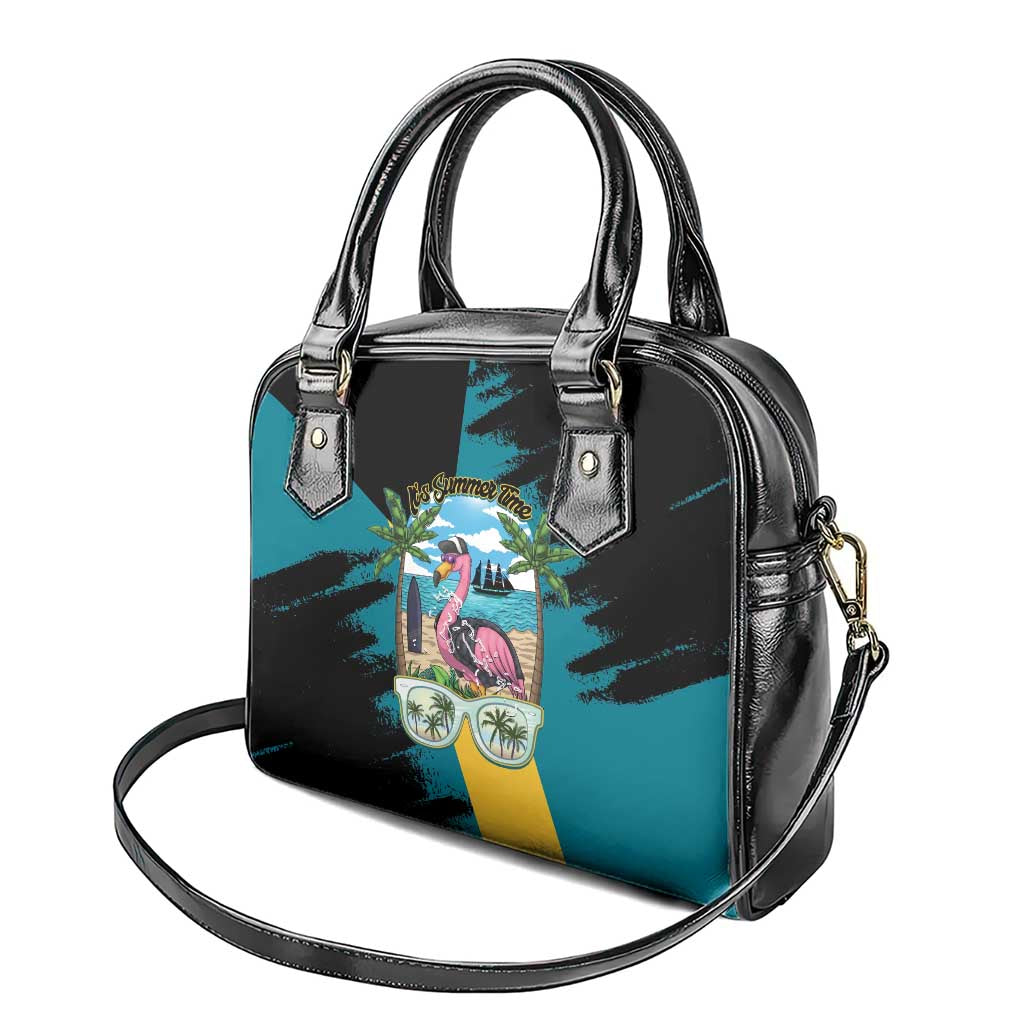 The Bahamas Flamingo Shoulder Handbag It's Summer Time