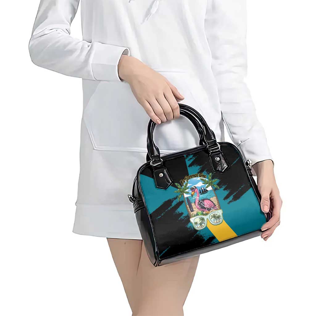 The Bahamas Flamingo Shoulder Handbag It's Summer Time