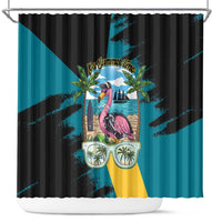 The Bahamas Flamingo Shower Curtain It's Summer Time