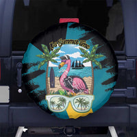 The Bahamas Flamingo Spare Tire Cover It's Summer Time