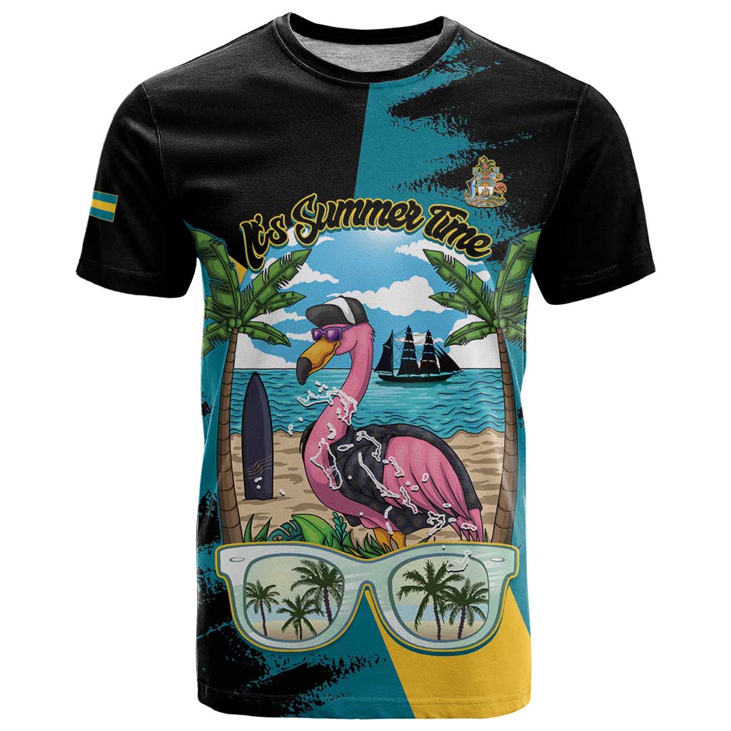 The Bahamas Flamingo T Shirt It's Summer Time