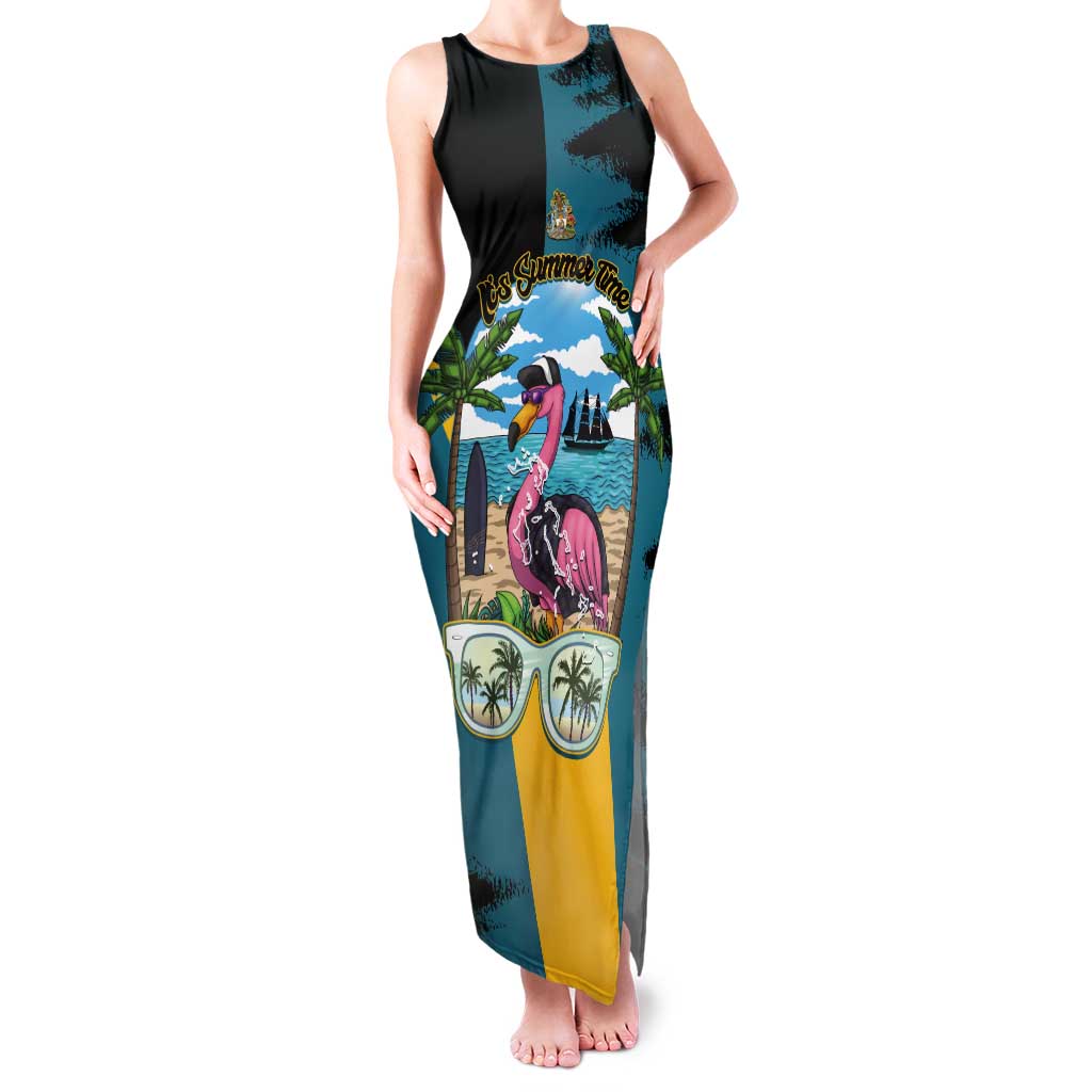 The Bahamas Flamingo Tank Maxi Dress It's Summer Time