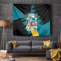 The Bahamas Flamingo Tapestry It's Summer Time