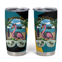 The Bahamas Flamingo Tumbler Cup It's Summer Time